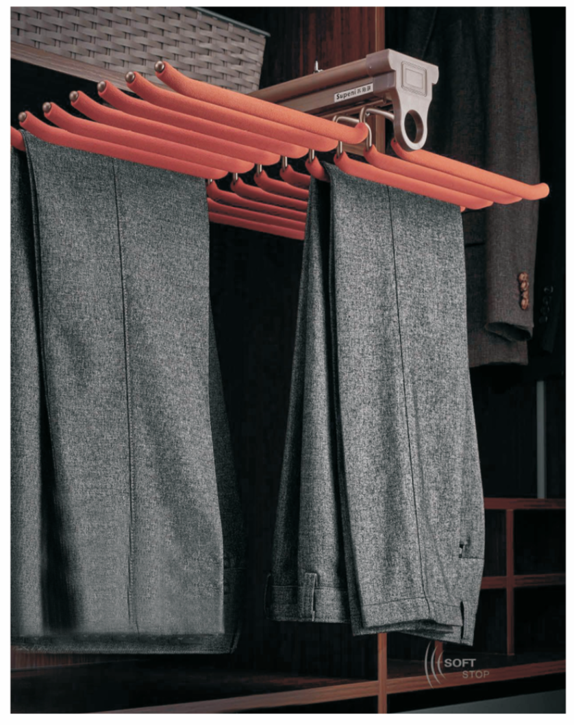 TROUSER RACK DOUBLE LINE